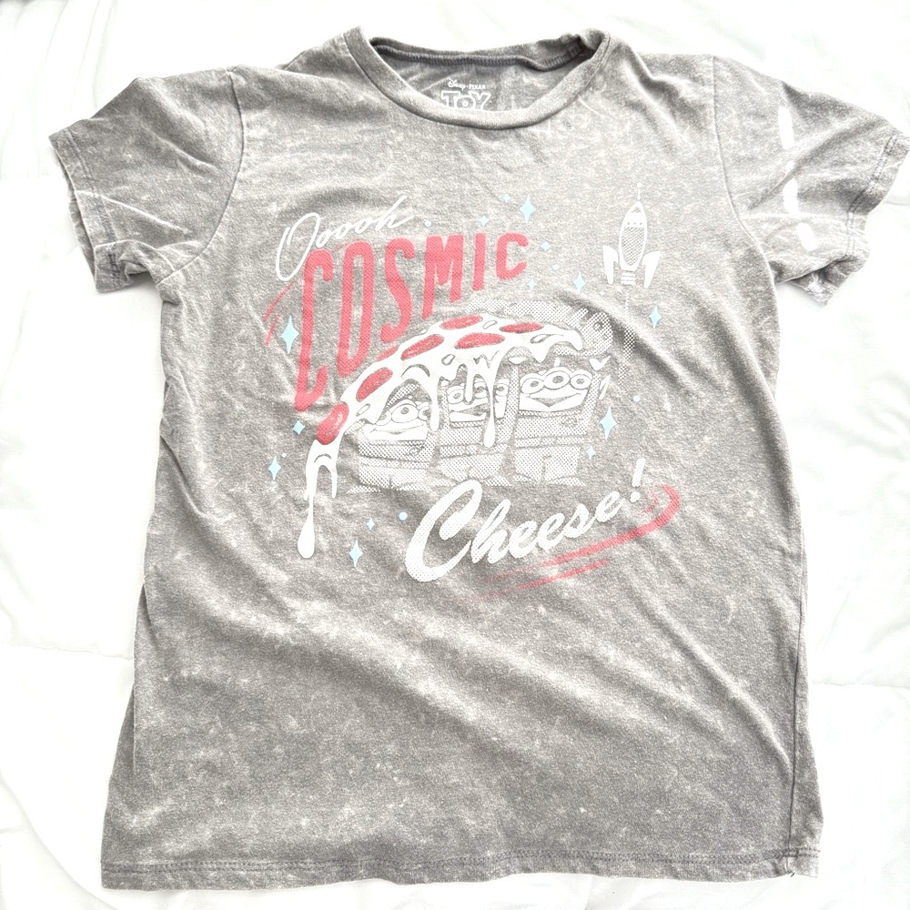 📚Disney Toy Story Gray and Red Short Sleeve Tees